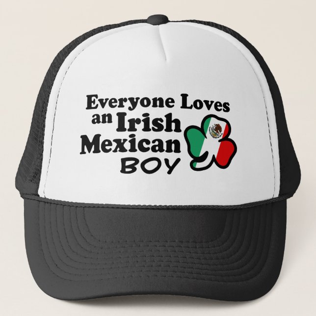 Gorra De Camionero Niño Irlandés Mexicano (Anverso)