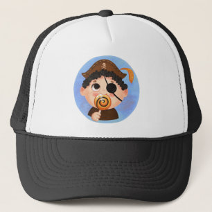 Gorra De Camionero Niño lindo con disfraz pirata de Halloween