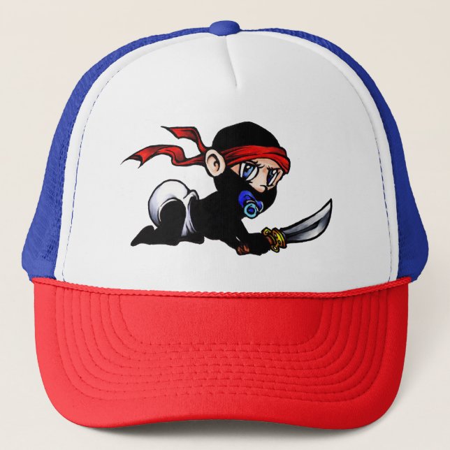 Gorra De Camionero Niño Ninja Infante Ninjutsu (Anverso)