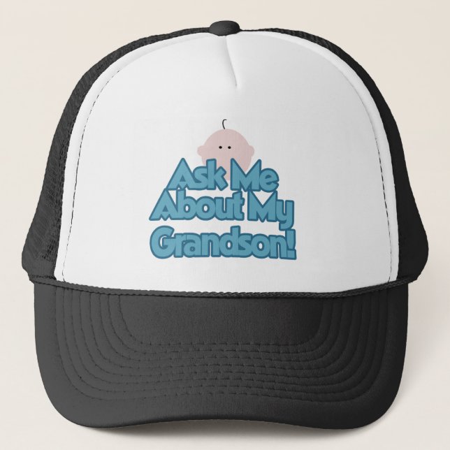 Gorra De Camionero Niño pregunta por mis camisetas y regalos para mi  (Anverso)
