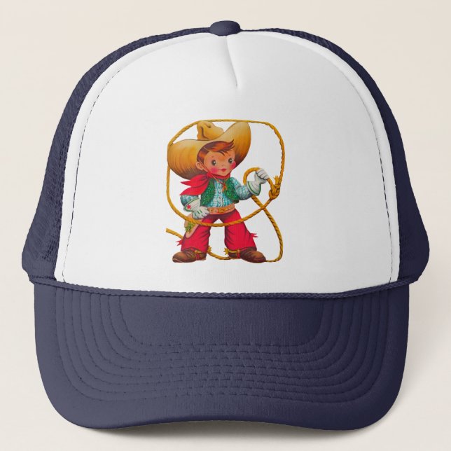 Gorra De Camionero Niño retro niño vago occidental (Anverso)