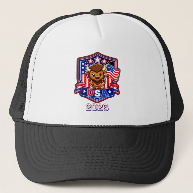 Gorra De Camionero Niños de EE. UU. (Anverso)