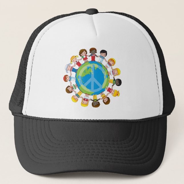 Gorra De Camionero Niños globales (Anverso)