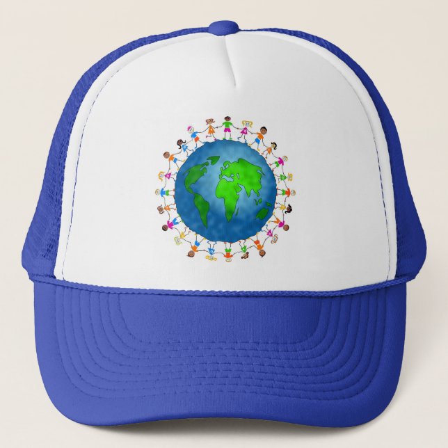 Gorra De Camionero Niños globales (Anverso)