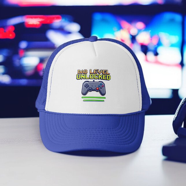 Gorra De Camionero Nivel de padre desbloqueado | Día del Primer Padre (Subido por el creador)