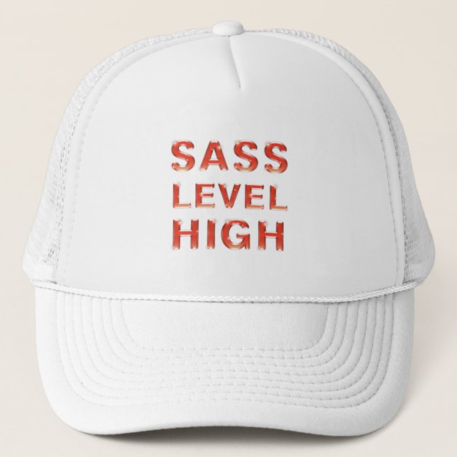 Gorra De Camionero Nivel de SASS Alto (Anverso)