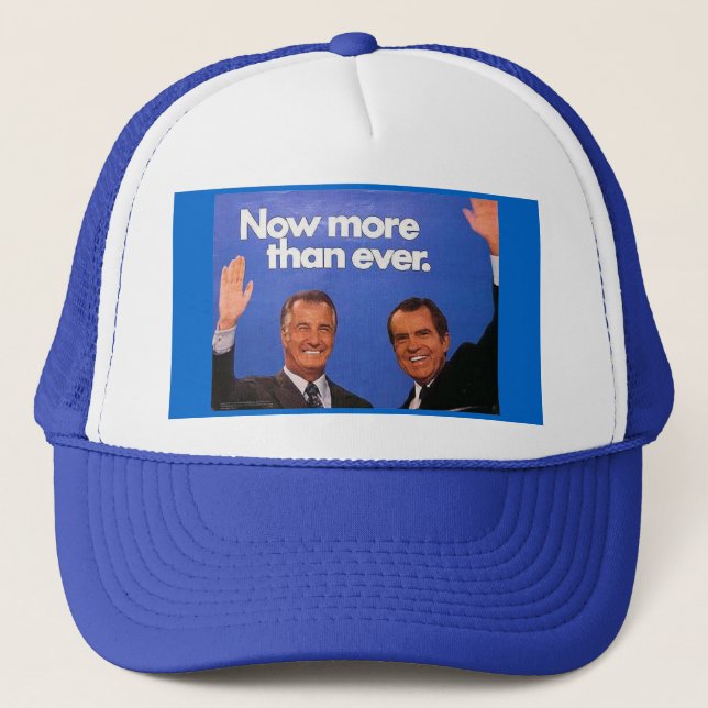 Gorra De Camionero Nixon/gorra de Agnew (Anverso)