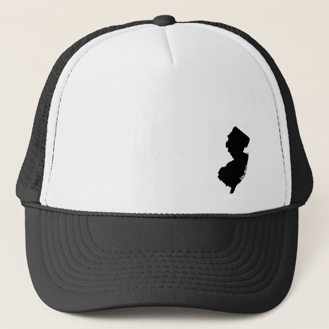 Gorra De Camionero NJ - Gorra negro del camionero (Anverso)