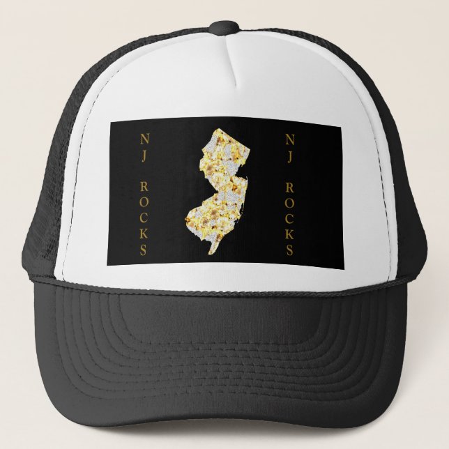 GORRA DE CAMIONERO NJ ROCKS (Anverso)
