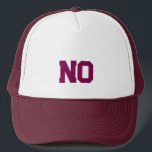 GORRA DE CAMIONERO NO<br><div class="desc">Sombrero sin camionero</div>