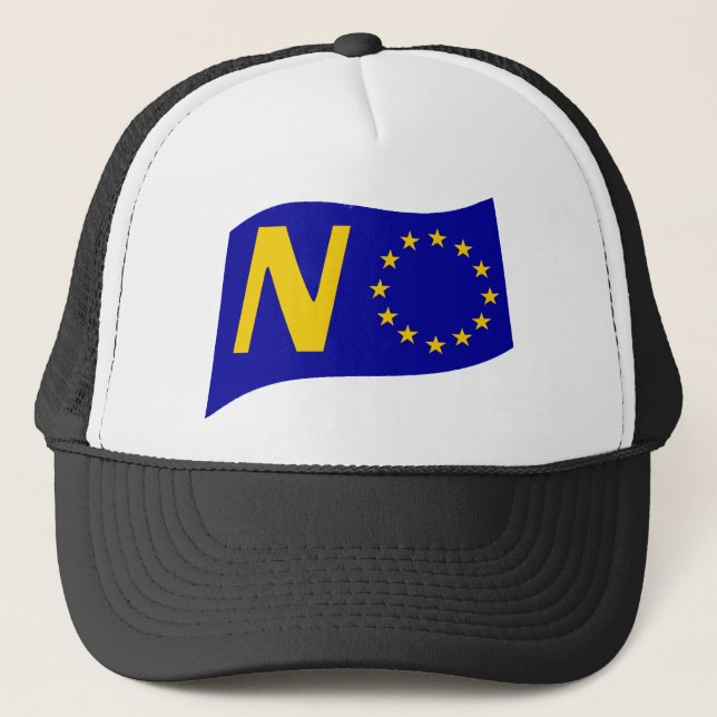 Gorra De Camionero No a la unión europea (Anverso)