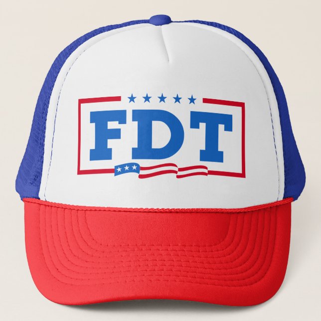 Gorra De Camionero No a Trump, divertido anti-Trump con el FDT (Anverso)