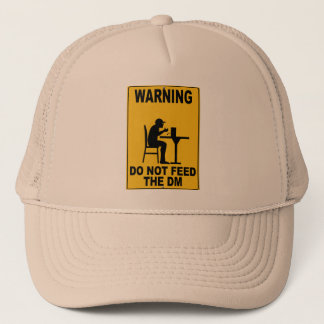 Gorra De Camionero No alimente el DM