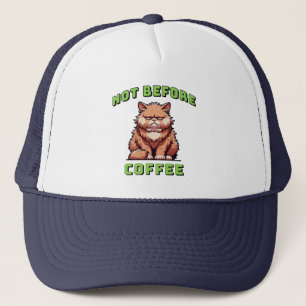 Gorra De Camionero No Antes del Café
