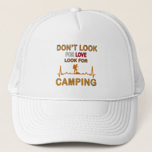 Gorra De Camionero No busques el amor en el campamento divertido de C