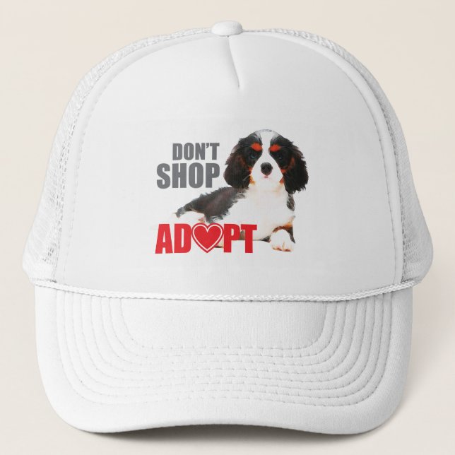 Gorra De Camionero No comprar - adoptar (Anverso)