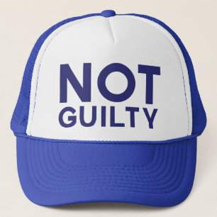 Gorra De Camionero NO CULPABLES divertido y audaz slogan trucker
