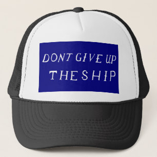 Gorra De Camionero No dé para arriba la bandera de la nave