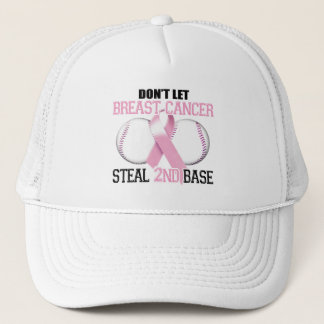 Gorra De Camionero No deje al cáncer de pecho robar la 2da base
