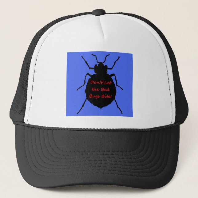 Gorra De Camionero No dejes que se muerdan los bichos de la cama (Anverso)