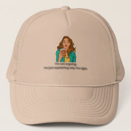 Gorra De Camionero No Discutir, Sólo Siempre Correcto - Cita intelige