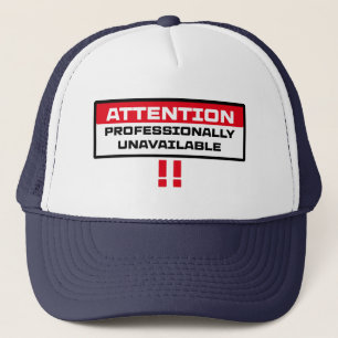 Gorra De Camionero no disponible profesionalmente