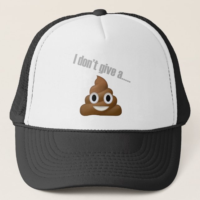 Gorra De Camionero no doy una emoji del impulso (Anverso)