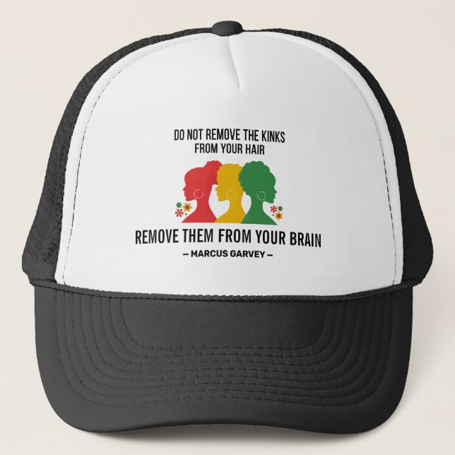 Gorra De Camionero NO ELIMINAR EL. KINKS DE TU PELO Garvey (Anverso)
