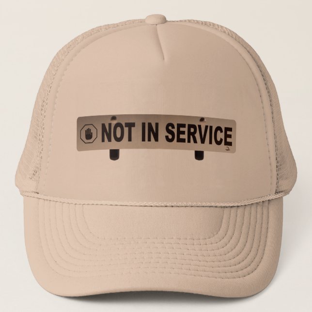 Gorra De Camionero No en servicio (Anverso)