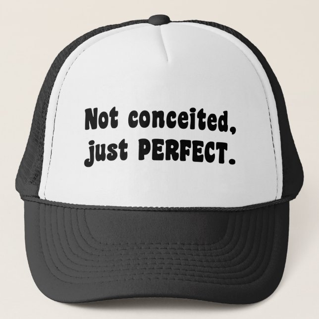 Gorra De Camionero No engañado, sólo perfecto (Anverso)