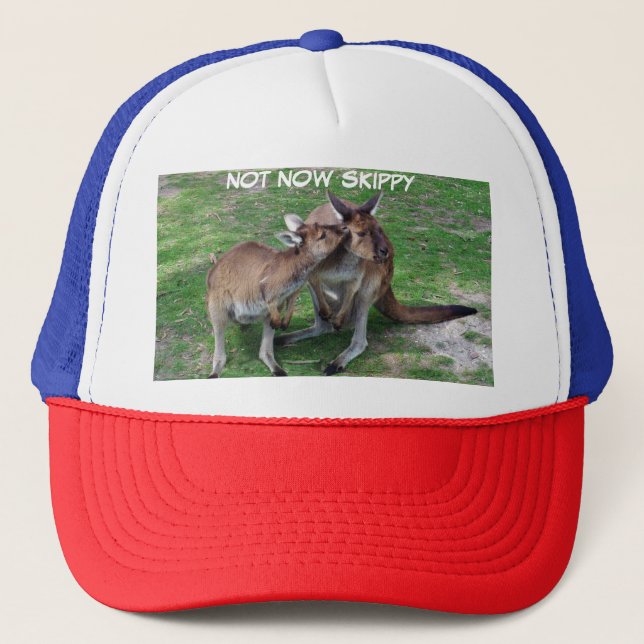 Gorra De Camionero No es ahora el capitán del camión Skippy (Anverso)