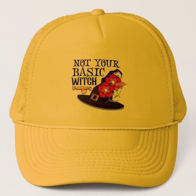 Gorra De Camionero No es tu bruja básica (Anverso)