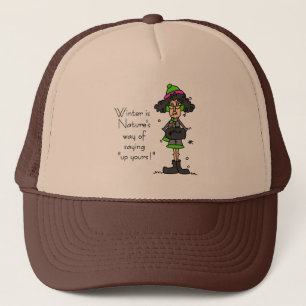 Gorra De Camionero No es un fanático del invierno