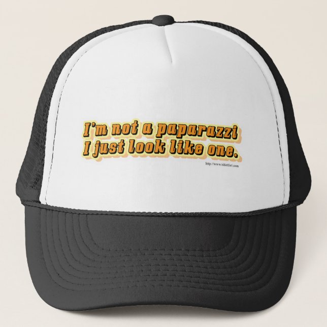Gorra De Camionero No es una cita infame de los Paparazzi (Anverso)