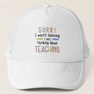 Gorra De Camionero No escuchaba que pensaba en enseñar