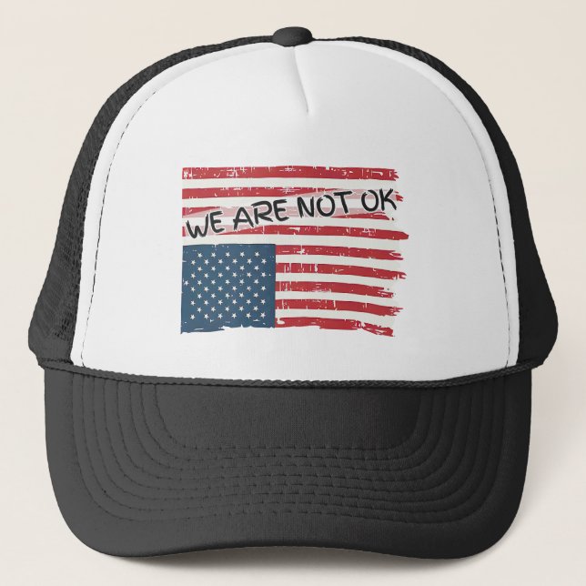 Gorra De Camionero No Estamos De Acuerdo (Anverso)