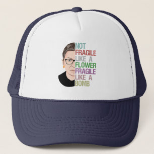 Gorra De Camionero No frágil como flor frágil como bomba