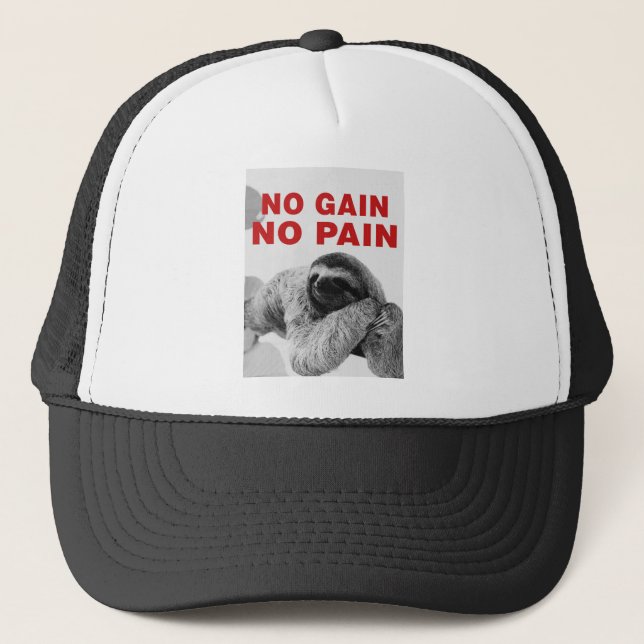 Gorra De Camionero no gain no pain (Anverso)
