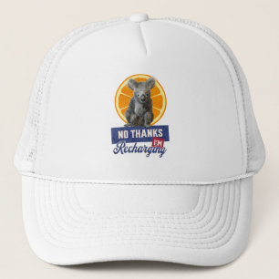 Gorra De Camionero No gracias, estoy cobrando a la Naranja del oso de