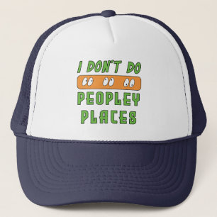 Gorra De Camionero No hago lugares con gente