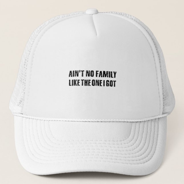 Gorra De Camionero No hay familia como la que tengo (Anverso)