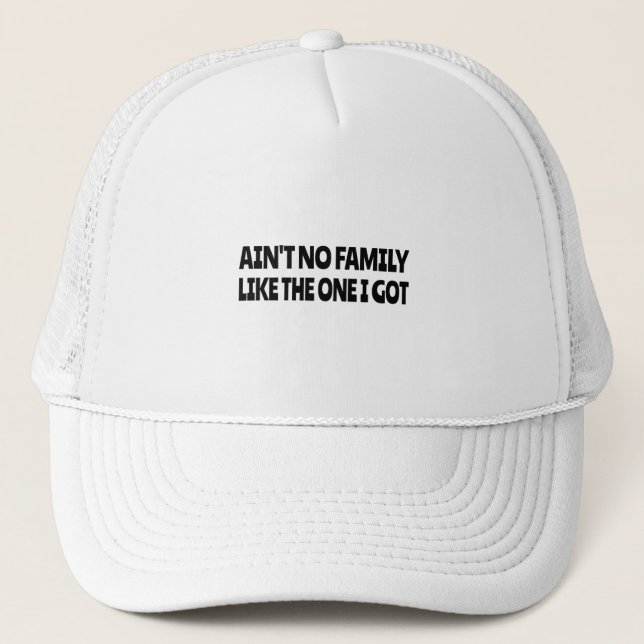 Gorra De Camionero No hay familia como la que tengo (Anverso)