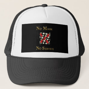 GORRA DE CAMIONERO NO HAY MÁSCARA NI SERVICIO LAS VEGAS