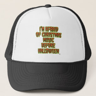 Gorra De Camionero No hay música navideña antes del lema divertido de