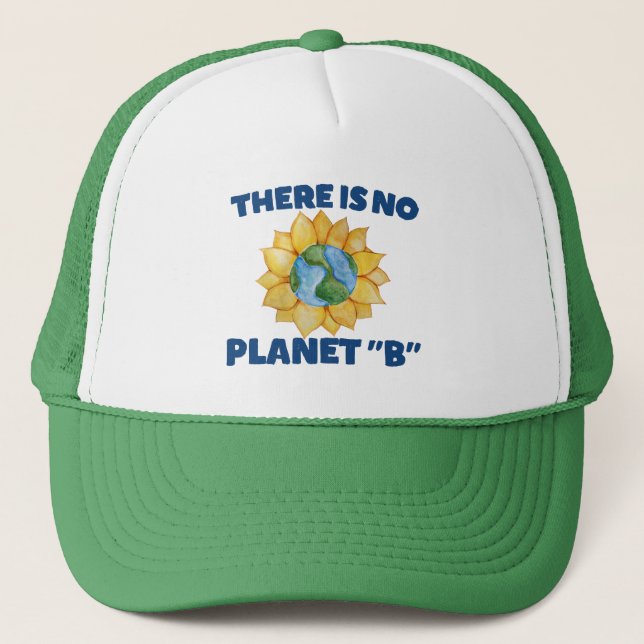 Gorra De Camionero No hay planeta B (Anverso)