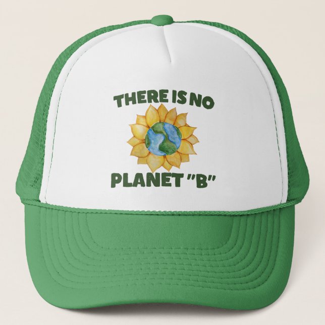 Gorra De Camionero No hay planeta B (Anverso)