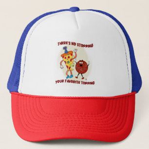 Gorra De Camionero No hay que detener a ese Fiesta de Topping Pizza