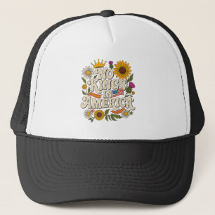 Gorra De Camionero No hay rey en América, no hay flores de protesta d