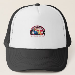 Gorra De Camionero No Hay Reyes En América Desde 1776 Bandera De EE. 
