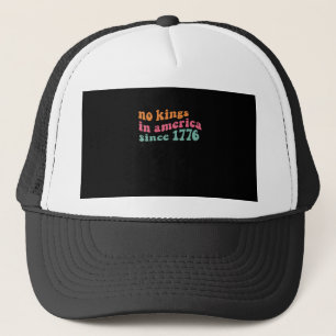 Gorra De Camionero No hay reyes en América desde 1776 Freedom Classic